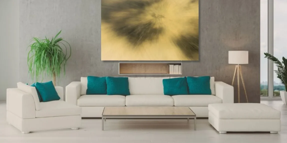 Descubre cómo los cuadros abstractos transforman la decoración de tu salón