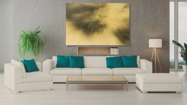 Descubre cómo los cuadros abstractos transforman la decoración de tu salón
